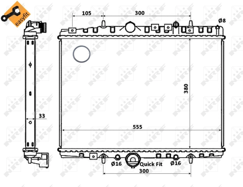 Radiator racire motor