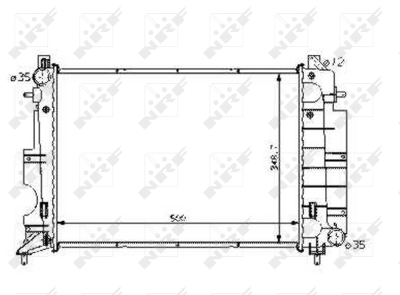 Radiator racire motor