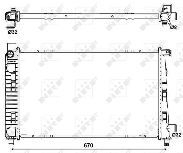 Radiator racire motor