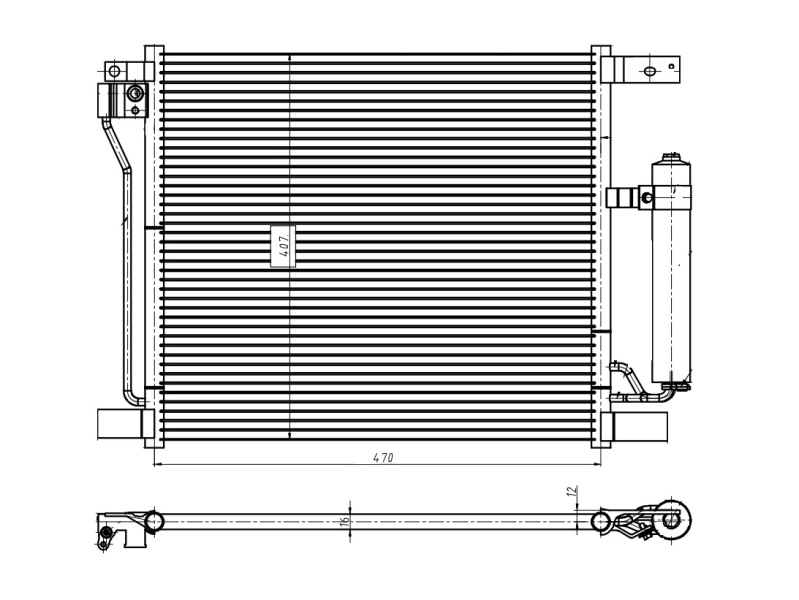 Radiator climatizare