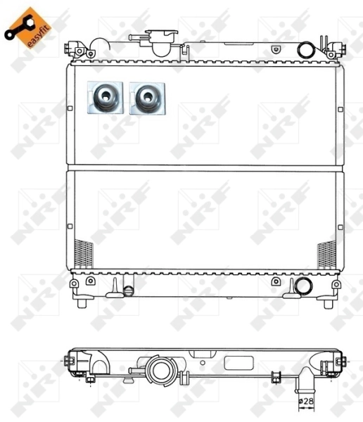 Radiator racire motor