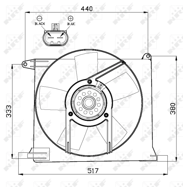 Ventilator radiator racire