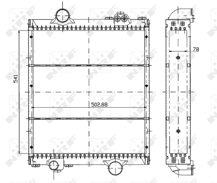 Radiator racire motor