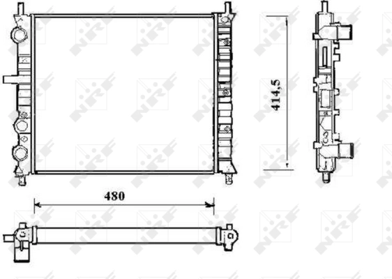 Radiator racire motor