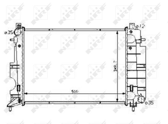 Radiator racire motor