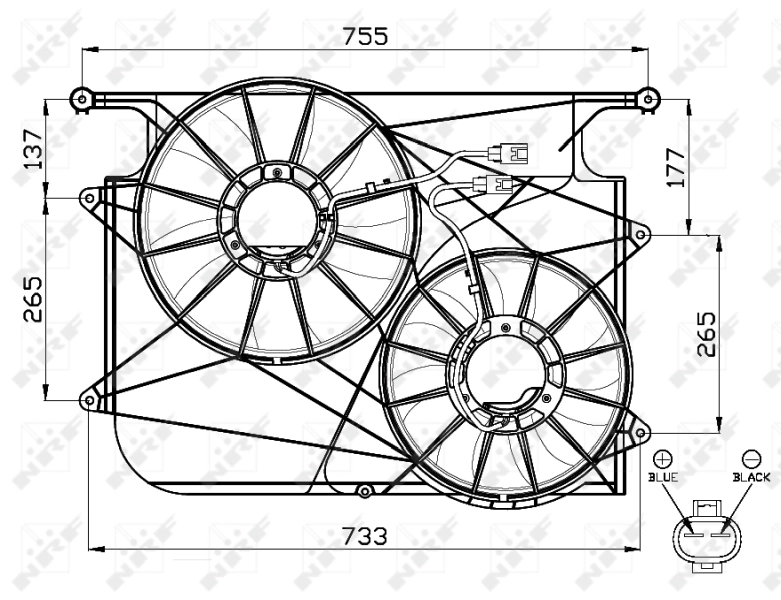 Ventilator radiator racire