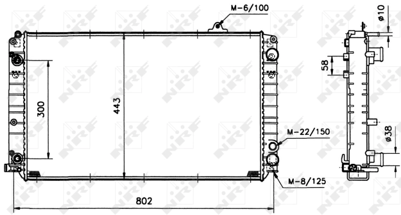 Radiator racire motor