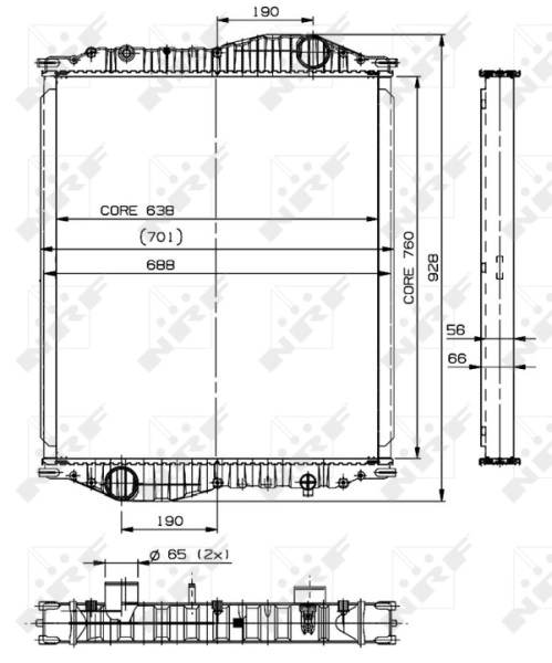 Radiator racire motor