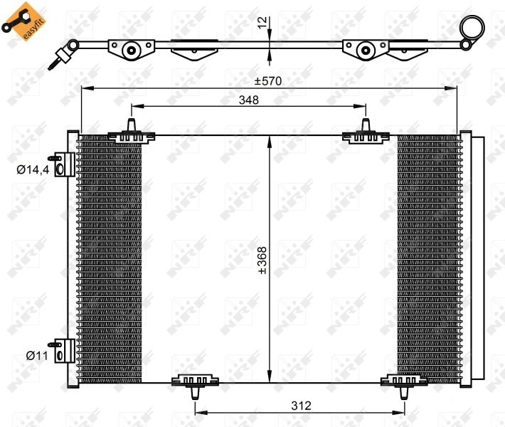 Radiator climatizare
