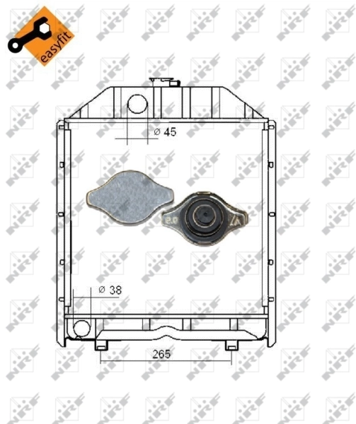 Radiator racire motor