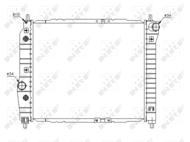 Radiator racire motor