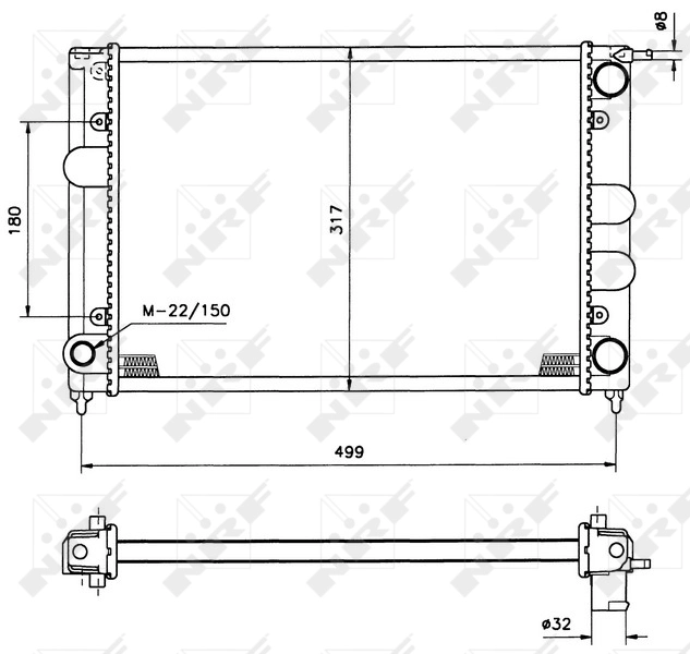 Radiator racire motor