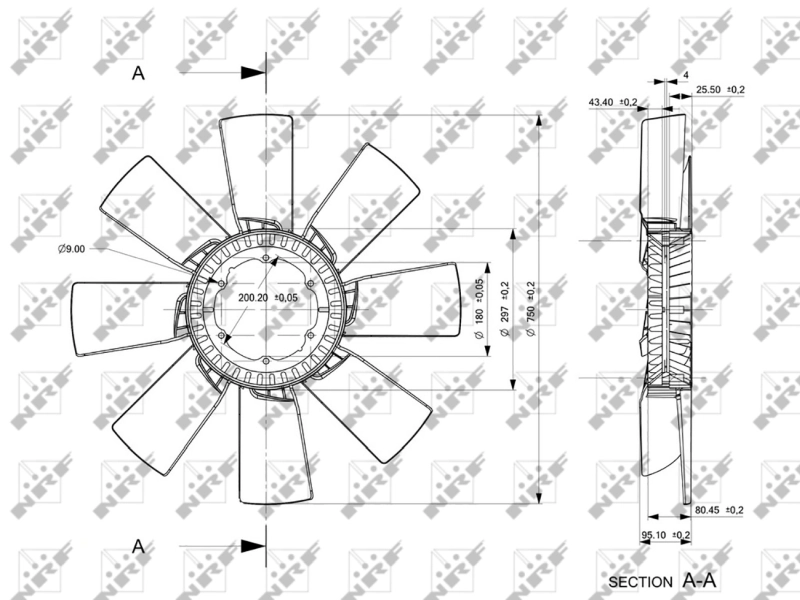 Paleta ventilator racire motor