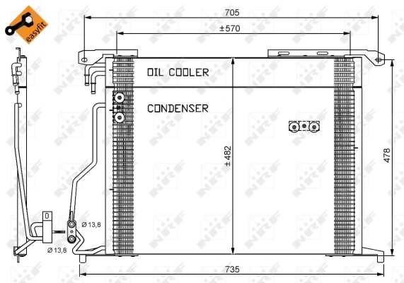Radiator climatizare