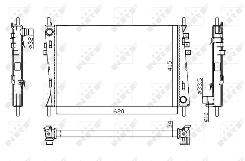 Radiator racire motor