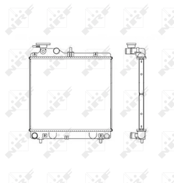 Radiator racire motor