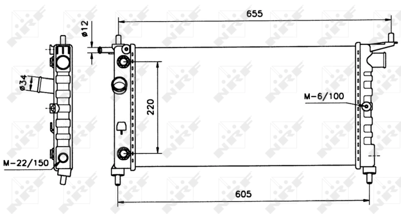 Radiator racire motor