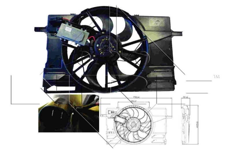 Ventilator radiator racire