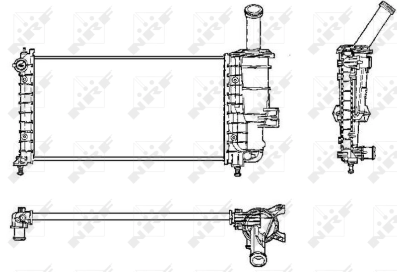Radiator racire motor