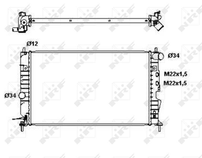 Radiator racire motor