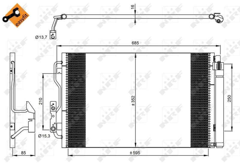 Radiator climatizare