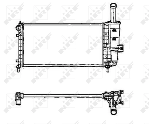 Radiator racire motor