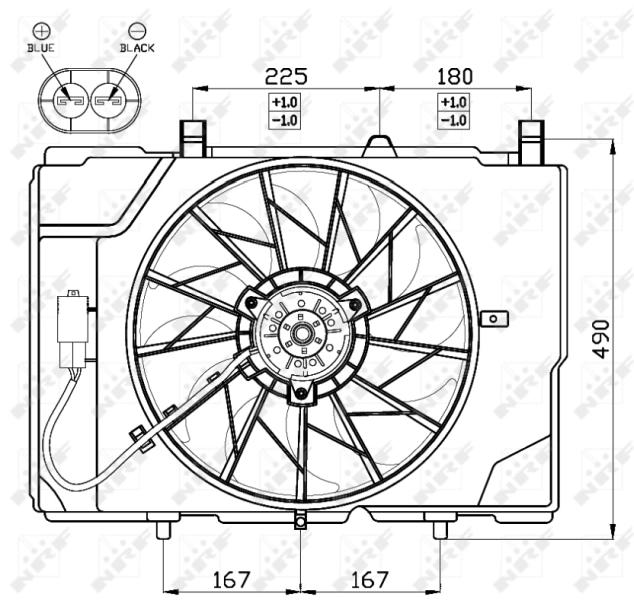 Ventilator radiator racire