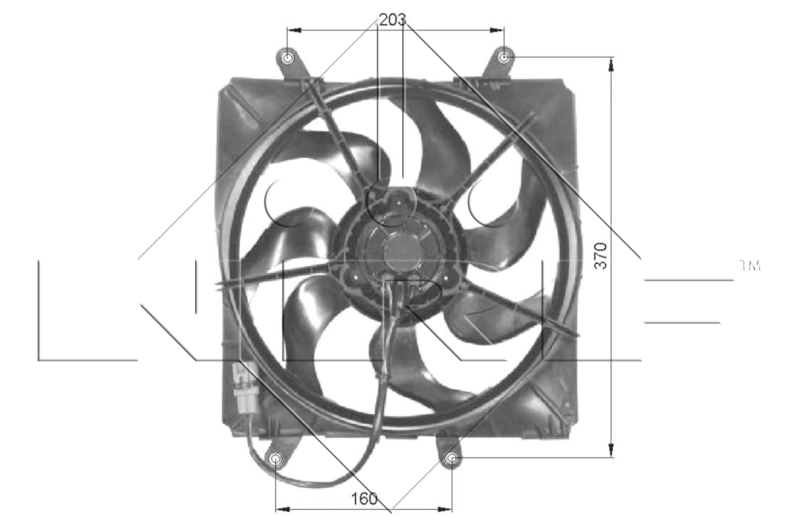 Ventilator radiator racire
