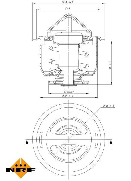 Termostat lichid racire