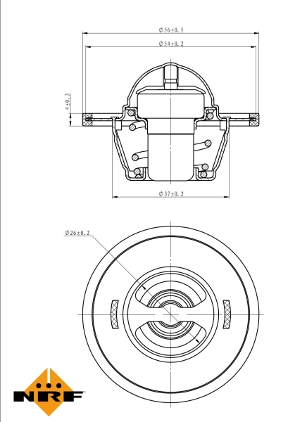 Termostat lichid racire