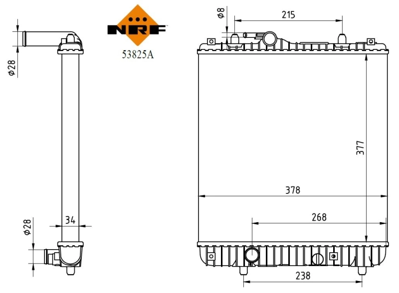 Radiator racire motor