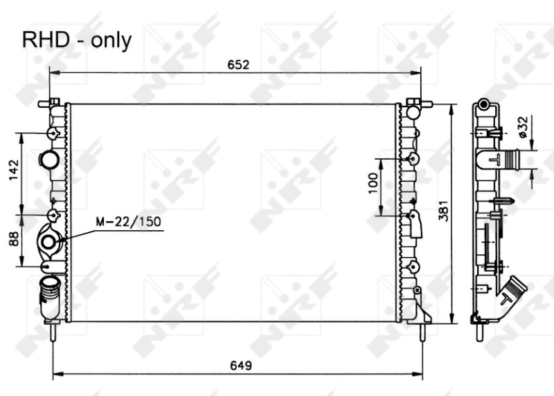 Radiator racire motor