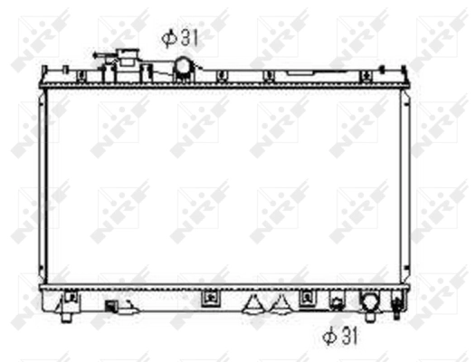 Radiator racire motor