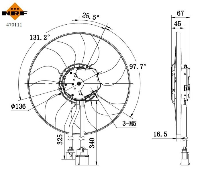 Ventilator radiator racire