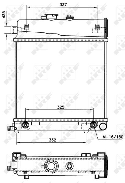 Radiator racire motor