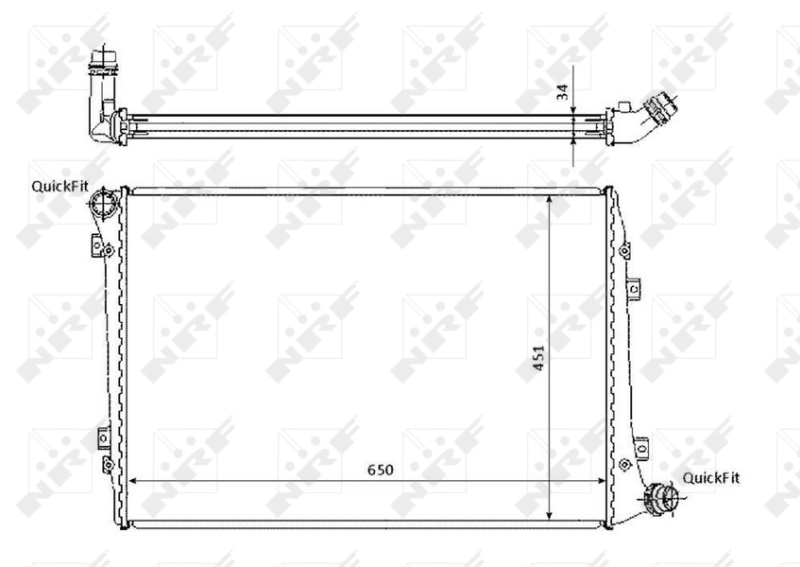 Radiator racire motor