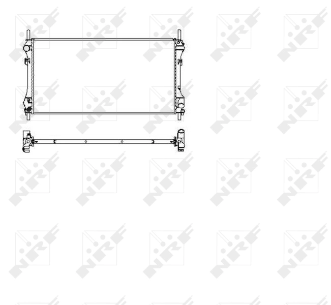 Radiator racire motor