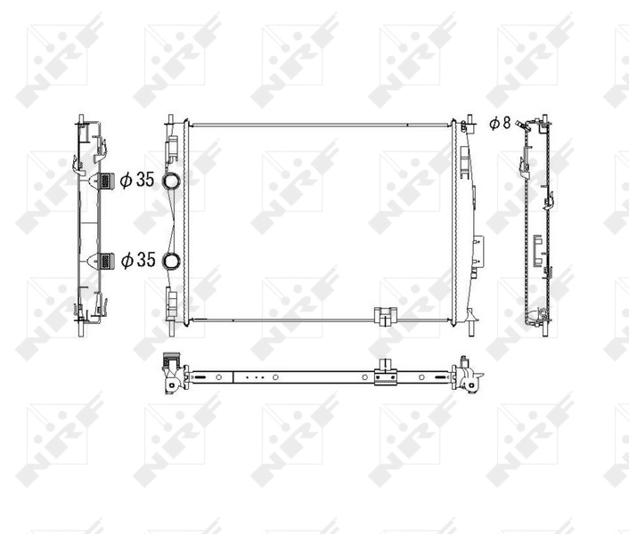 Radiator racire motor
