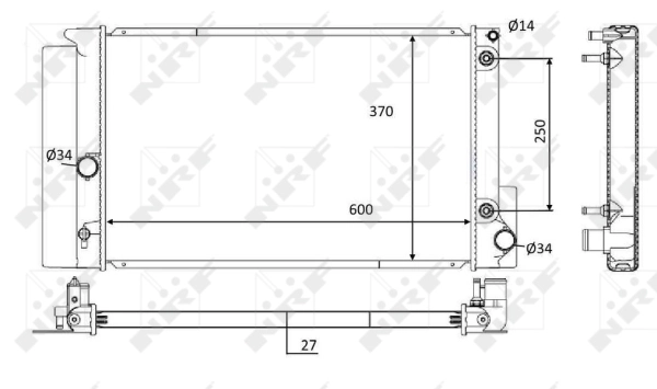 Radiator racire motor