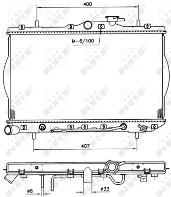 Radiator racire motor