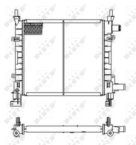 Radiator racire motor