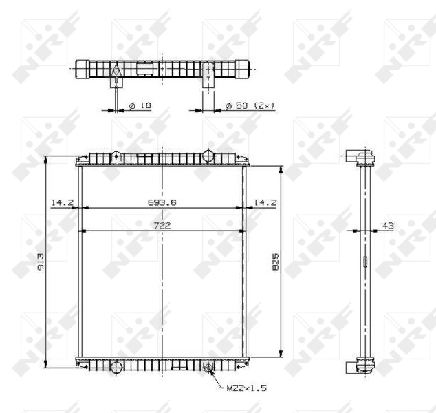 Radiator racire motor