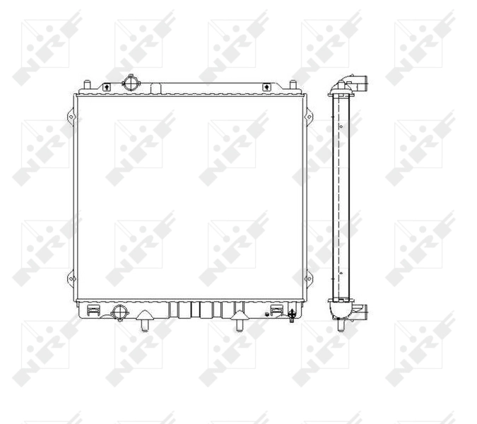 Radiator racire motor
