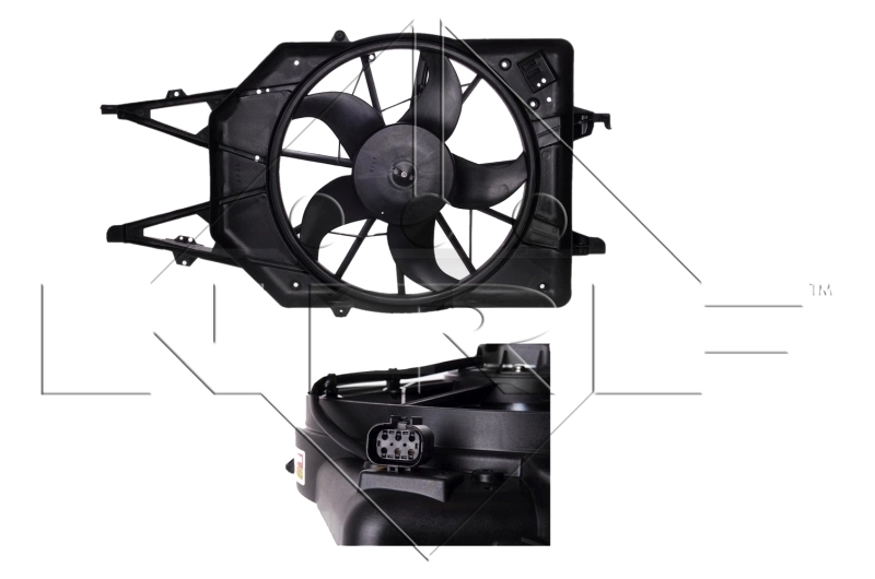 Ventilator radiator racire