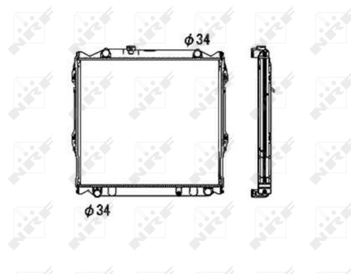 Radiator racire motor