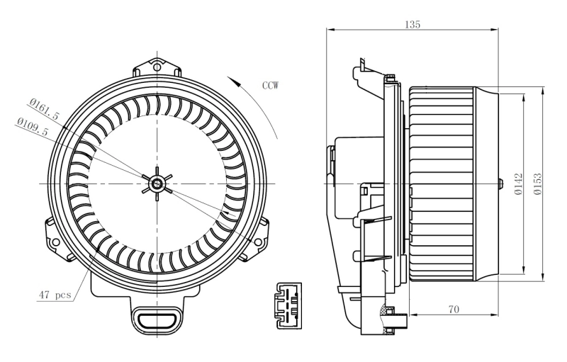 Ventilator habitaclu