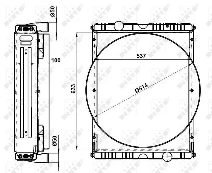 Radiator racire motor