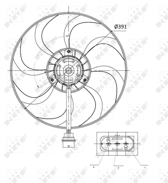 Ventilator radiator racire