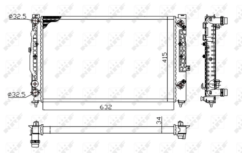 Radiator racire motor