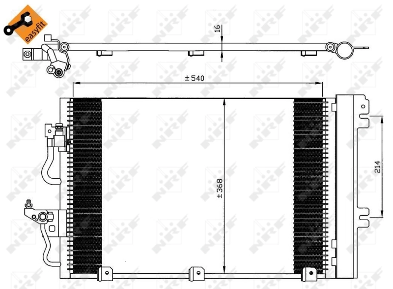 Radiator climatizare
